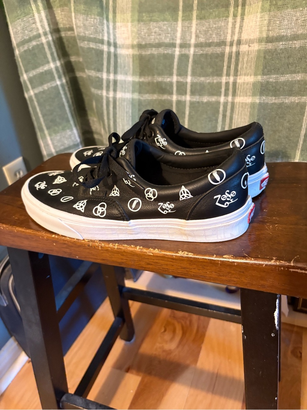 Vans Era x Led Zeppelin 50th anniversary leather low tops M 9.5 W 11 - Picture 5 of 8